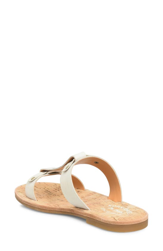 Shop Kork-ease Basel T-strap Sandal In Cream Leather