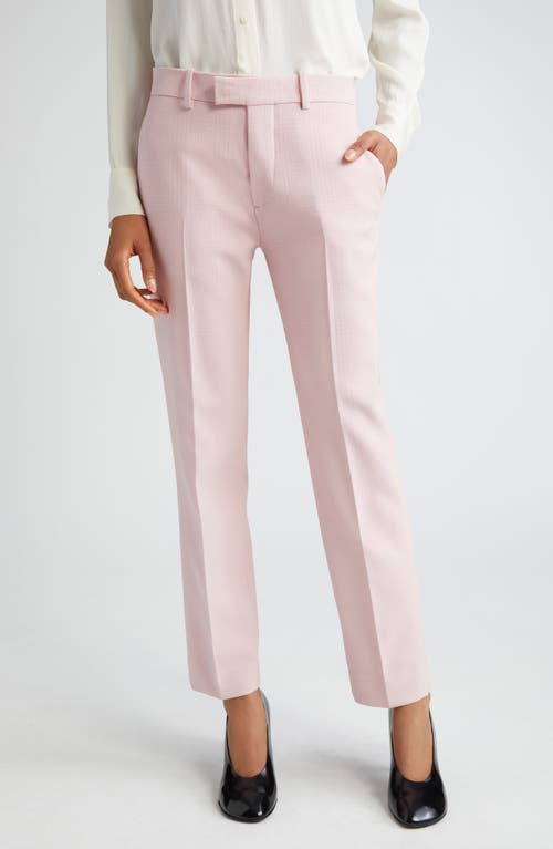 burberry Tailored Straight Leg Wool Trousers Cameo at Nordstrom,