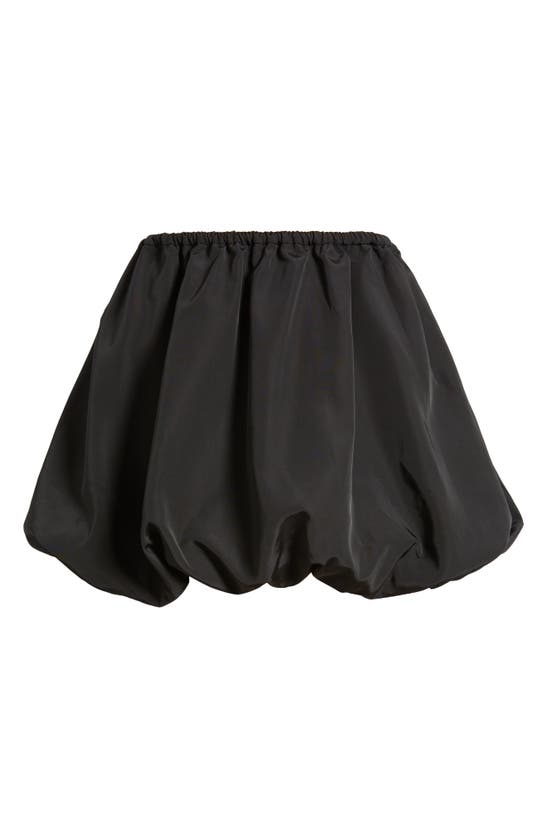 Open Edit Tafetta Bubble Skirt In Black