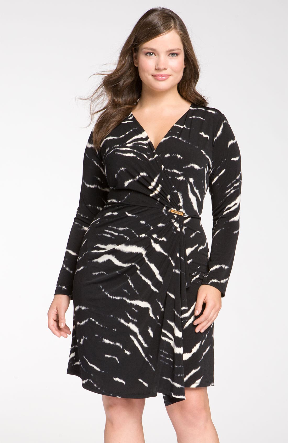 michael kors jersey wrap dress