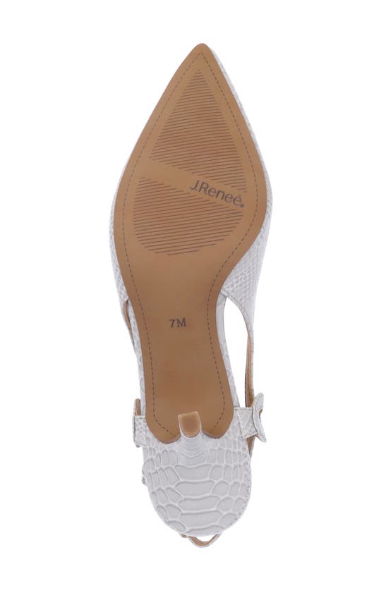 Shop J. Reneé Tindra Pointed Toe Slingback Pump In Light Grey