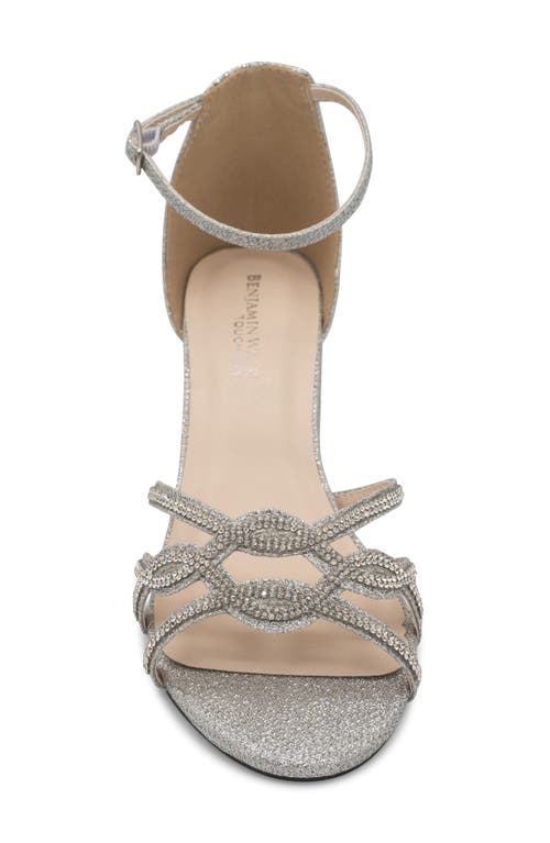 Shop Touch Ups Zoey Shimmer Rhinestone Sandal In Silver