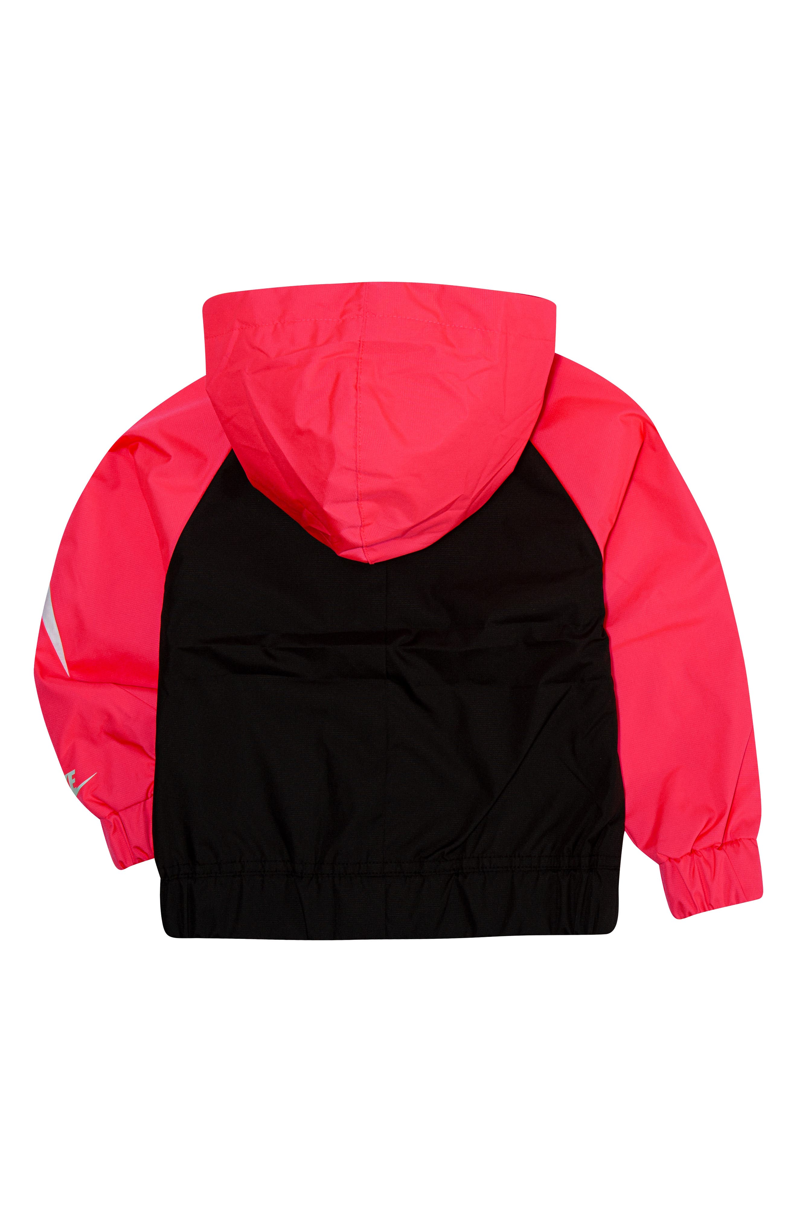 Nike Kids' Swoosh Windrunner Water Resistant Hooded Jacket In Bright Pink1