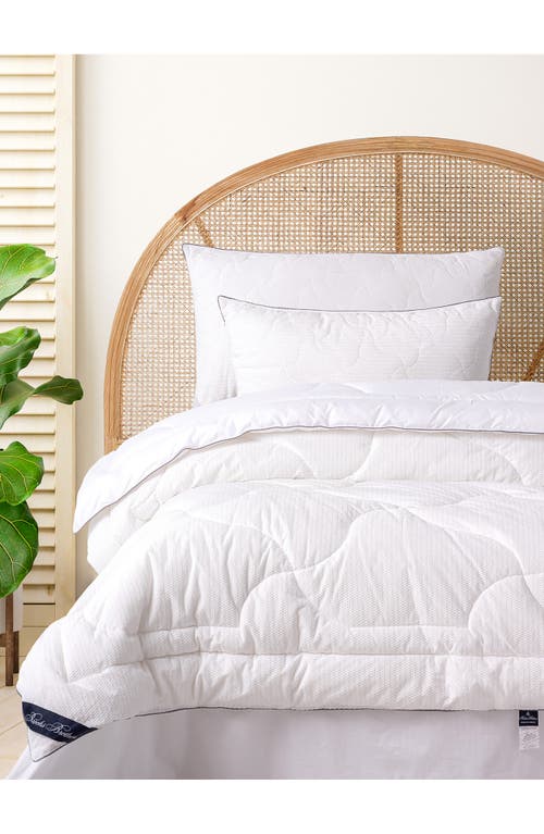 Brooks Brothers Wellsoft Turkish Cotton Comforter In White