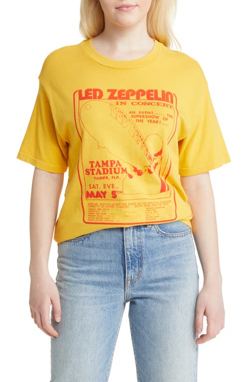 Daydreamer Led Zeppelin Weekend Graphic T-Shirt in Dandelion