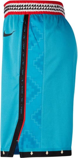 Nike Men's Nike Turquoise San Antonio Spurs 2022/23 City Edition Swingman  Shorts
