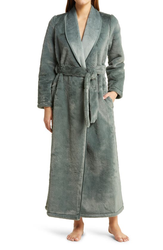 NORDSTROM RECYCLED FAUX FUR ROBE
