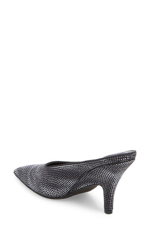 Shop Alexander Wang Irina Pointed Toe Mule In Grey Aged