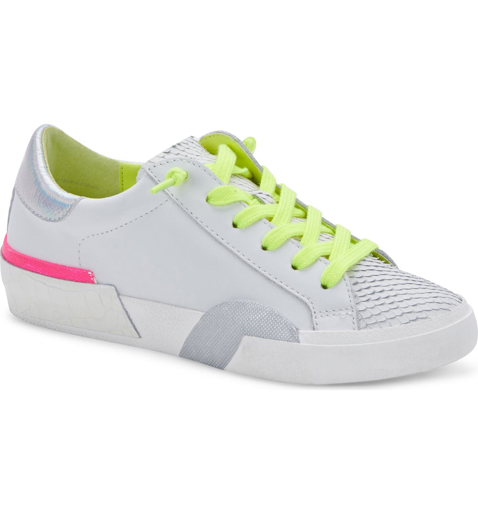 Dolce Vita Zina Sneakers Bianche Nere In Pelle V113 Dolce Vita Zina Sneakers Bianche Nere In Pelle V113