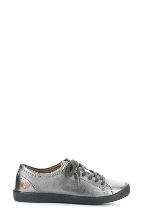 Softinos By Fly London Isla Sneaker In 644 Graphite Laminate