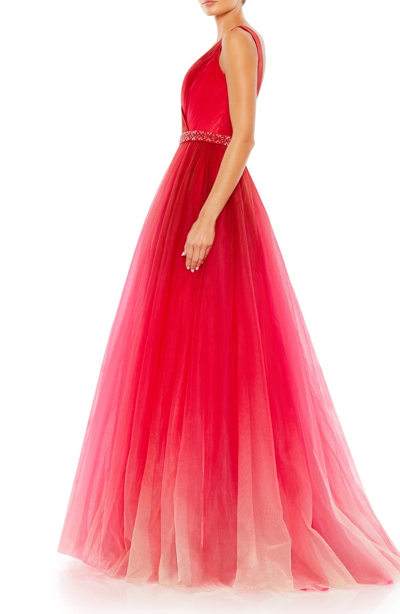 Mac Duggal Beaded Tulle Ballgown Nordstrom