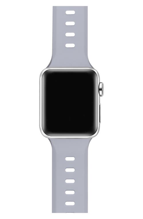 The Posh Tech Premium Silicone 38–41mm Apple Watch® Watchband In Grey