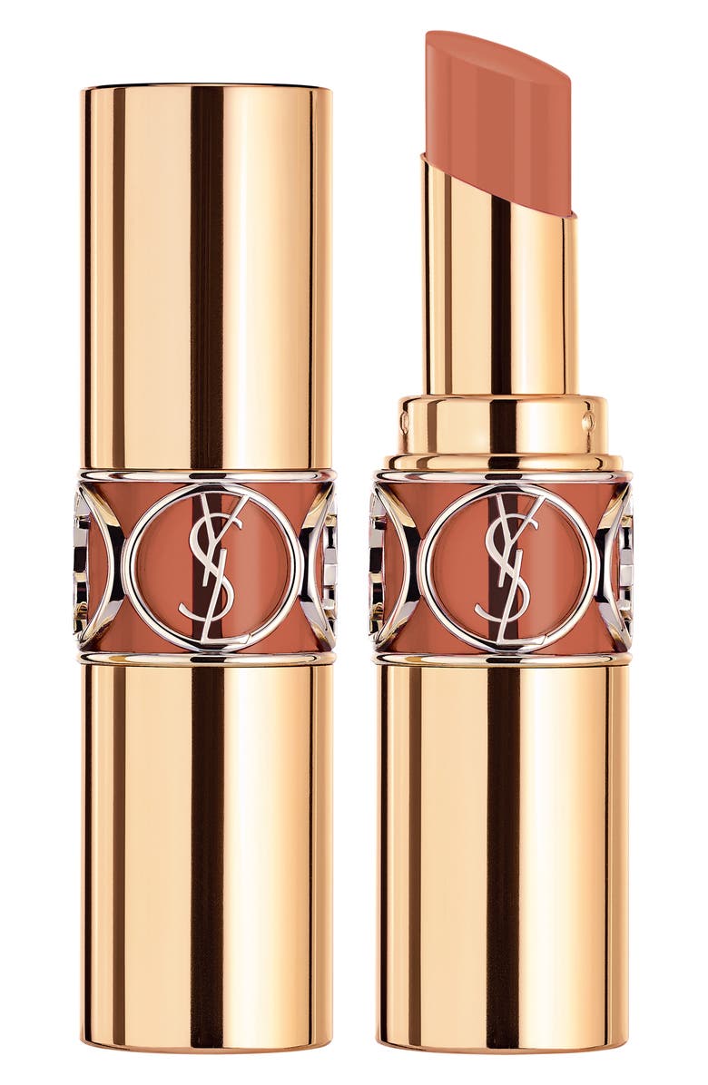 YVES SAINT LAURENT Rouge Volupté Shine Oil-in-Stick Lipstick Balm, Main, color, 151 ORANGE CARACO