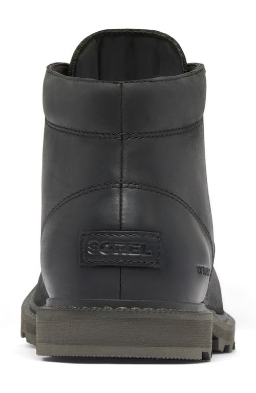 Shop Sorel Madson Ii Waterproof Chukka Boot In Black/jet