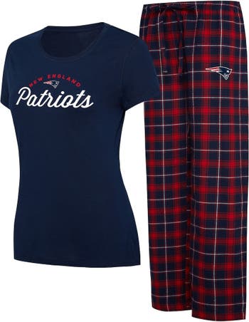 Concepts Sport /red Chicago Cubs Arctic T-shirt & Flannel Pants Sleep Set  At Nordstrom in Blue