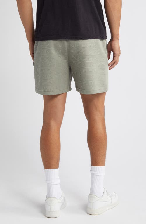 Shop Nike Sportswear Air Knit Shorts In Dark Stucco/dark Stucco