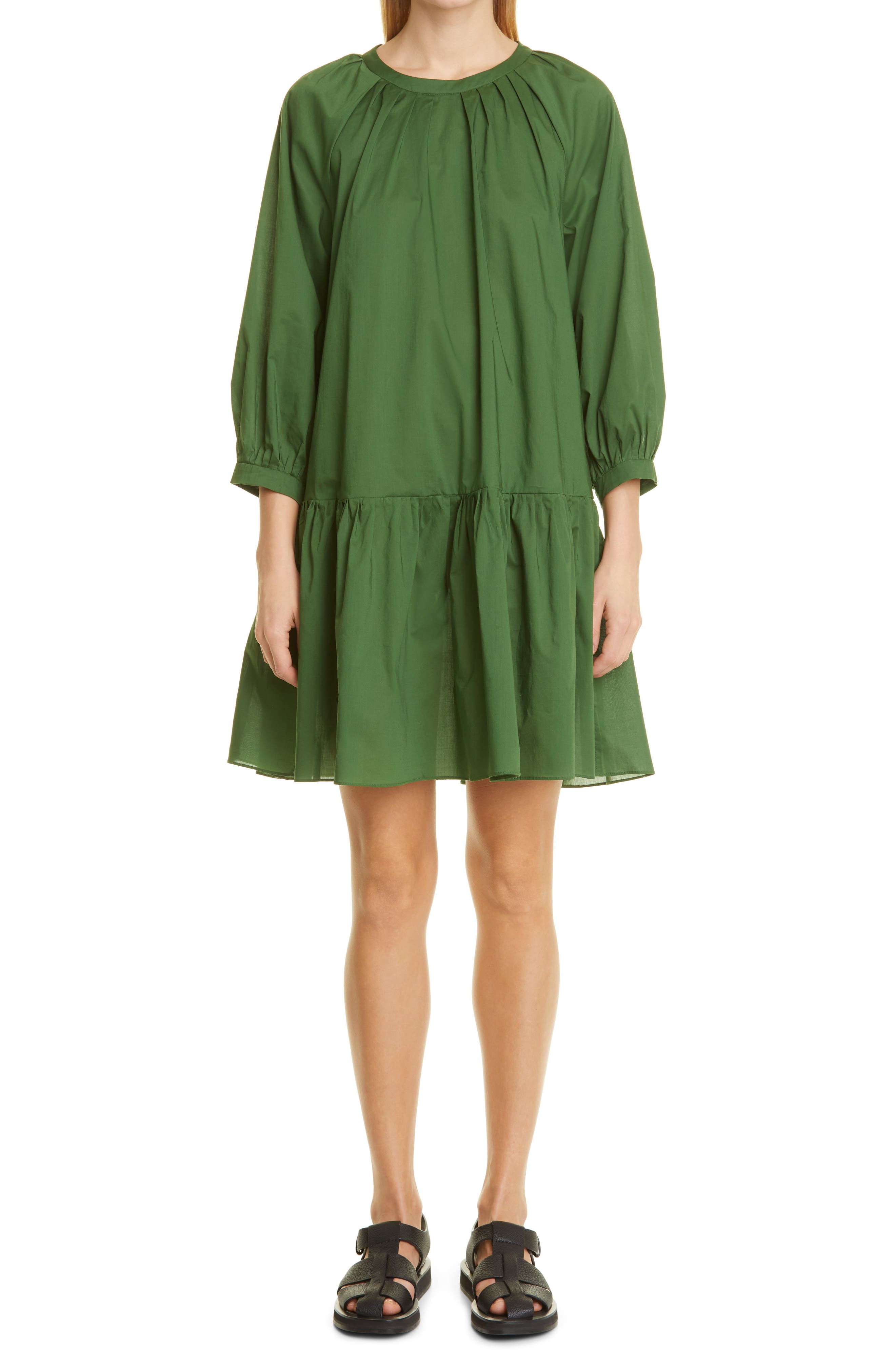 Max Mara Nunzio Drop Waist Cotton Voile 