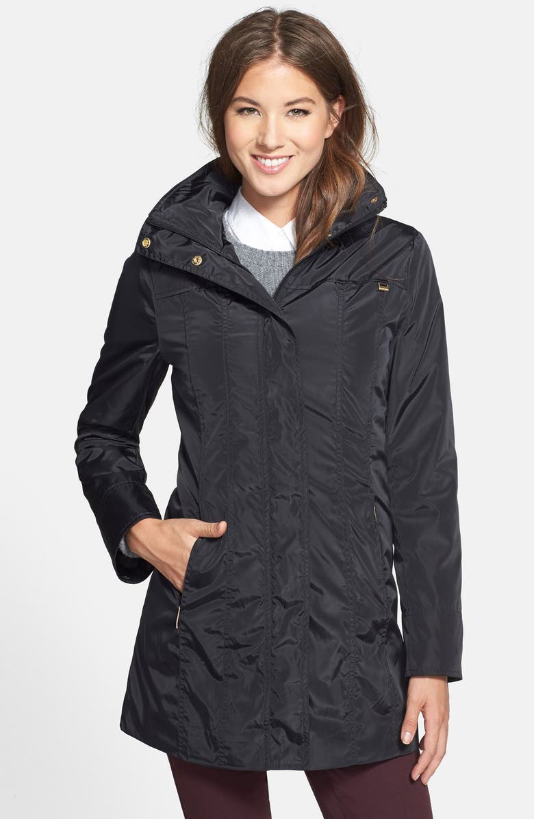 Ellen Tracy Packable Iridescent Raincoat (Online Only) | Nordstrom