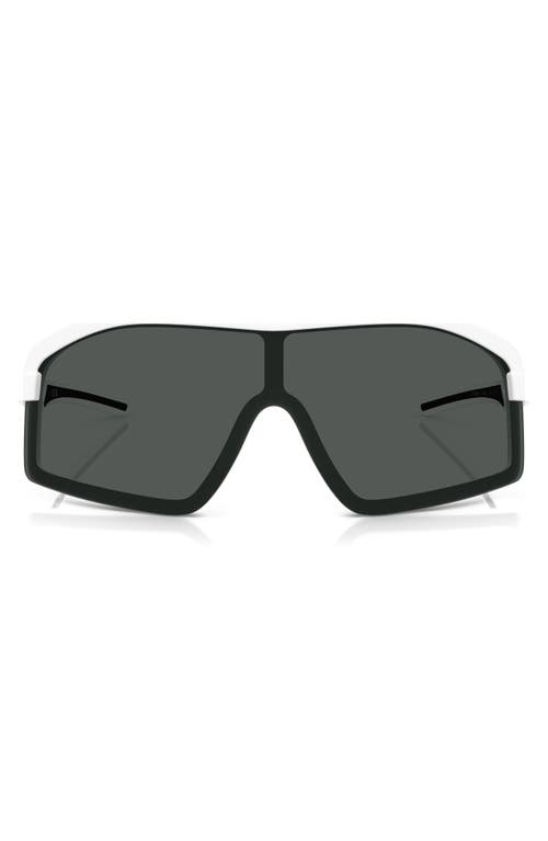 Scuderia Ferrari 43mm Shield Sunglasses In White