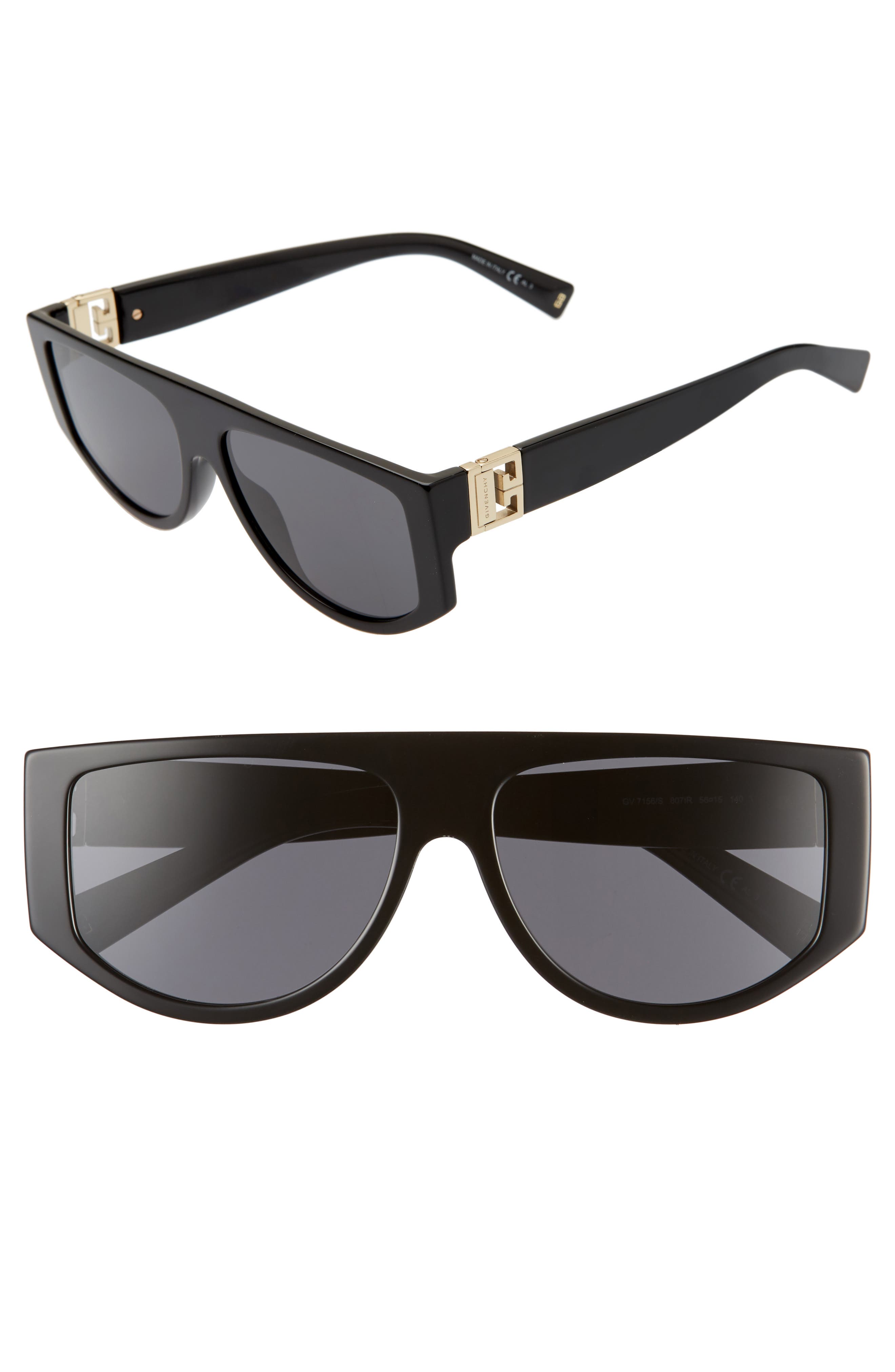 givenchy flat top sunglasses