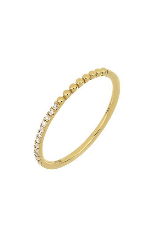 Bony Levy Mykonos Diamond Stacking Ring in 18K Yellow Gold at Nordstrom, Size 7