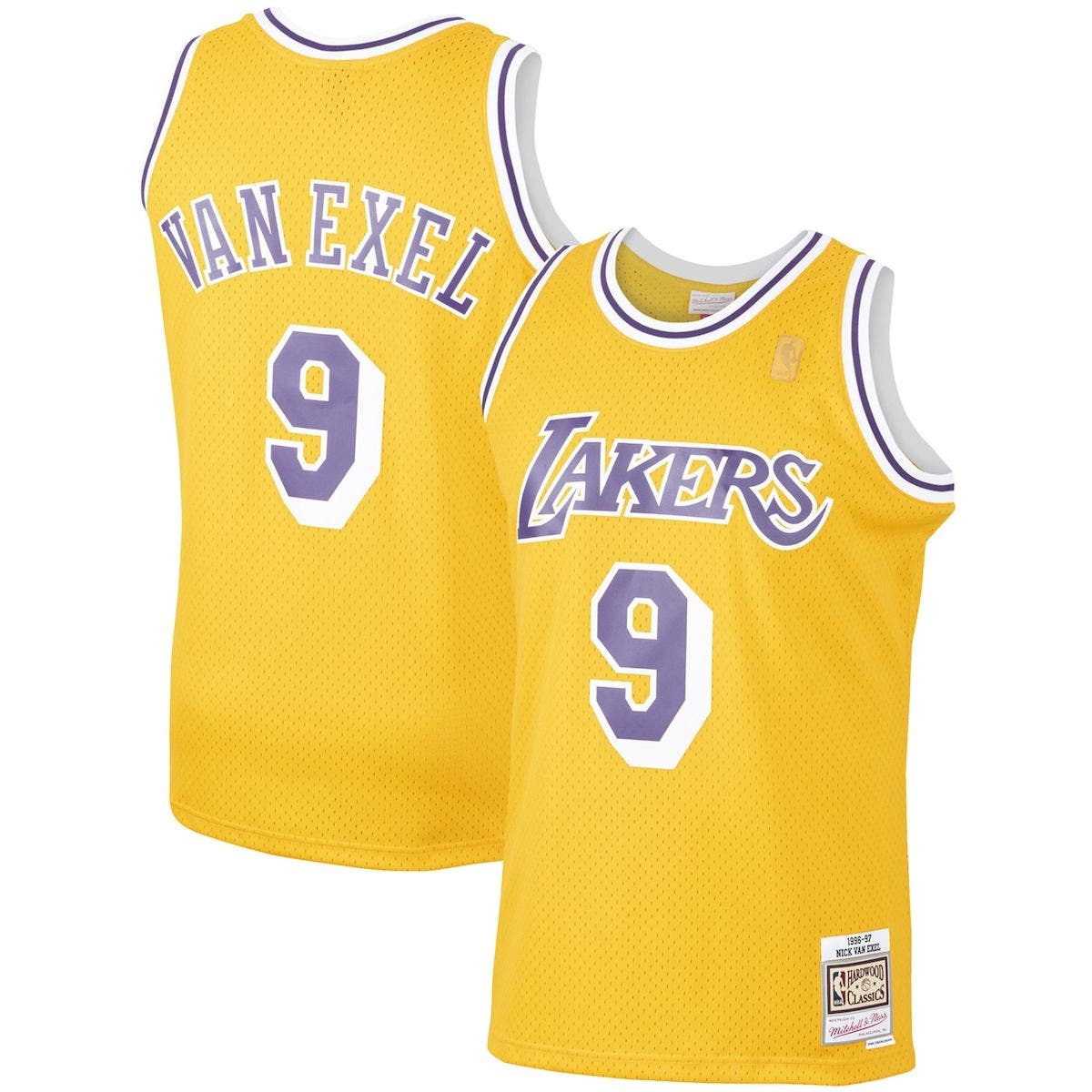 lakers nick van exel jersey