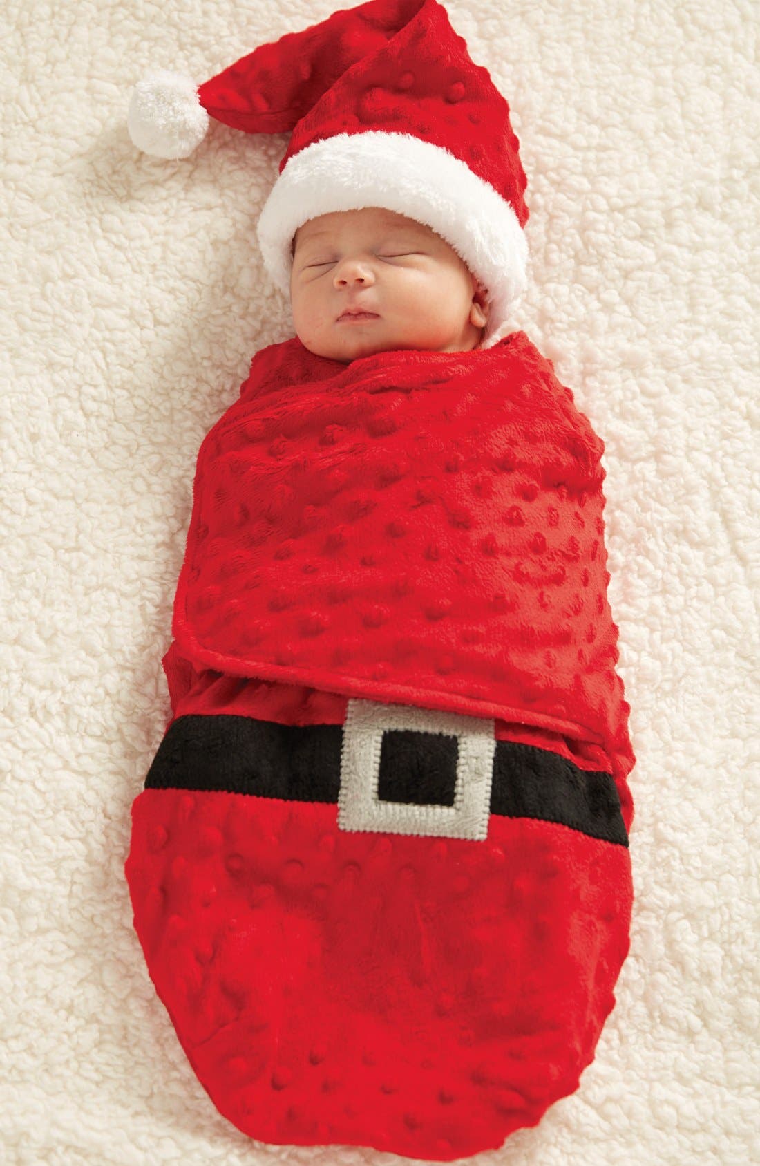 Mud Pie 'Santa' Swaddle & Cap (Baby) Nordstrom