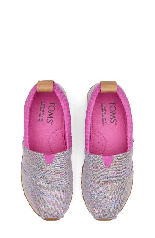 Shop Toms Kids' Areside Slip-on Shoe In Pink