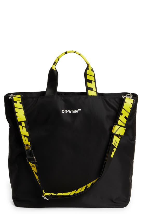 HARD CORE NYLON TOTE BAG in black