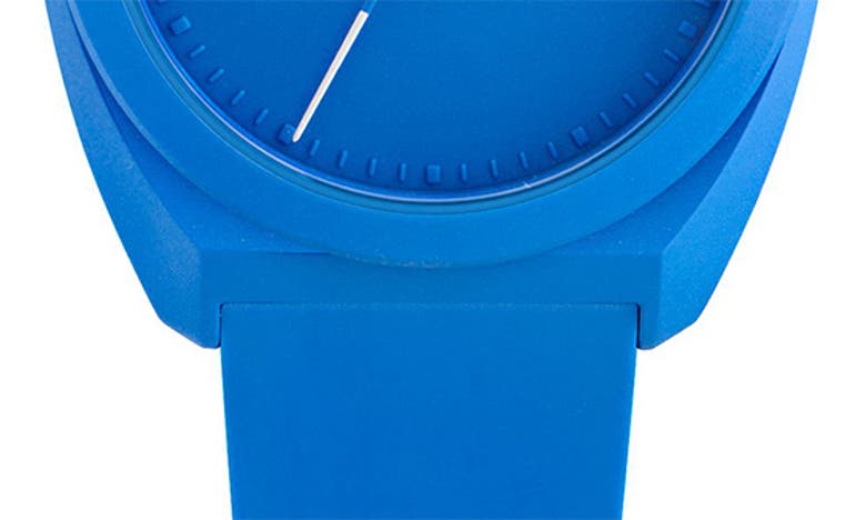 Adidas Originals Ao Street Resin Strap Watch In Blue