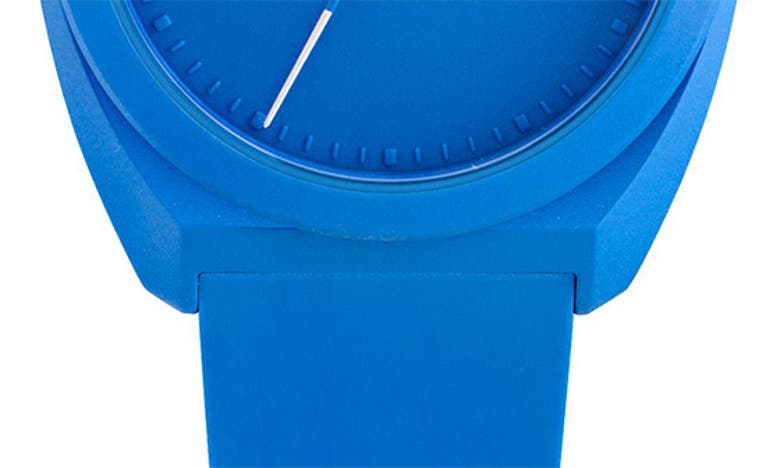 Shop Adidas Originals Ao Street Resin Strap Watch In Blue