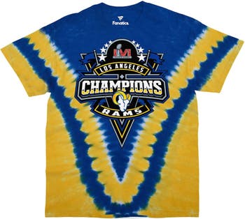 Liquid Blue Men's Kansas City Chiefs Super Bowl LVII Champions Shield Tie