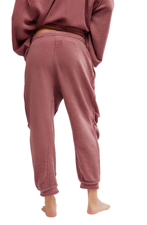 Shop Free People Day Off Fleece Joggers In Wild Ginger