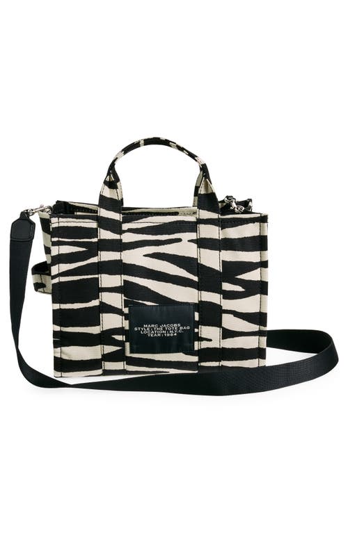 Shop Marc Jacobs The Medium Canvas Tote In Black/white