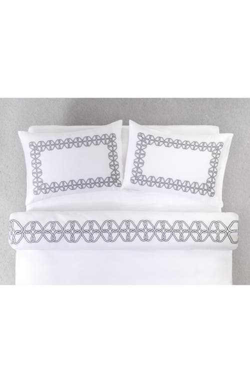 Shop Brooks Brothers Set Of 2 Printed Pillowcases In Grey