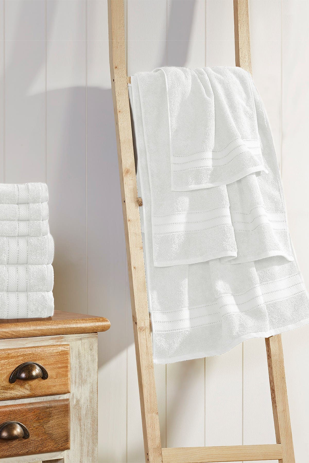 Modern Threads | SpunLoft 18-Piece Towel Set - White | Nordstrom Rack