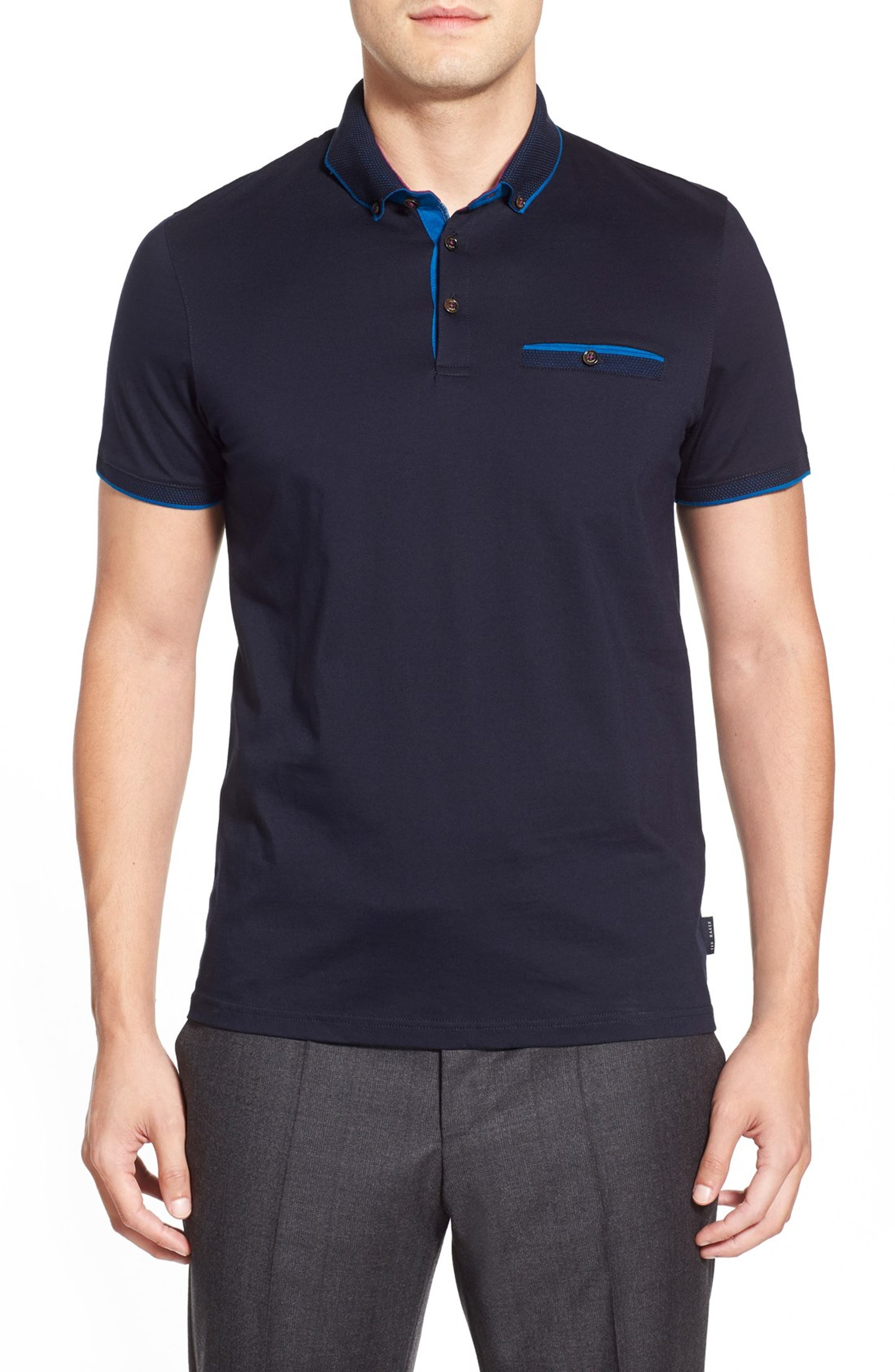 Ted Baker London 'Rowhan' Slim Fit Cotton Polo | Nordstrom