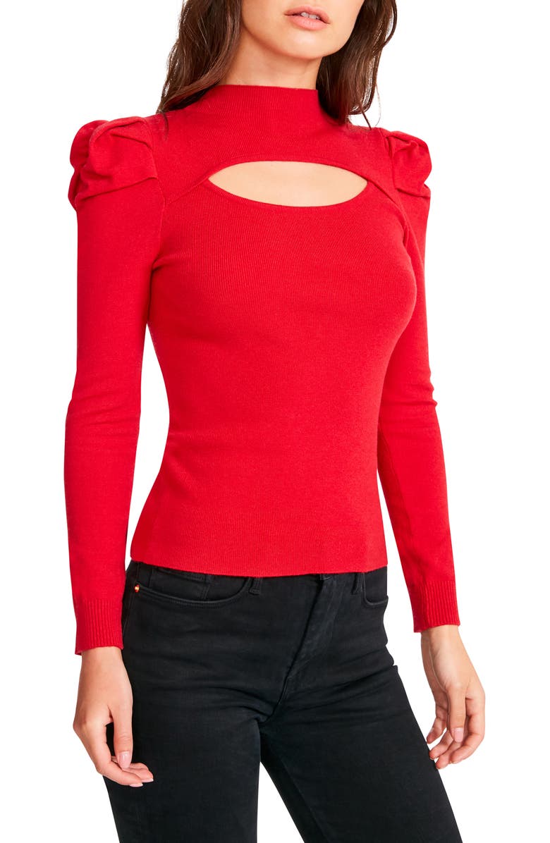 BB Dakota by Steve Madden Peek Softly Cutout Sweater | Nordstrom