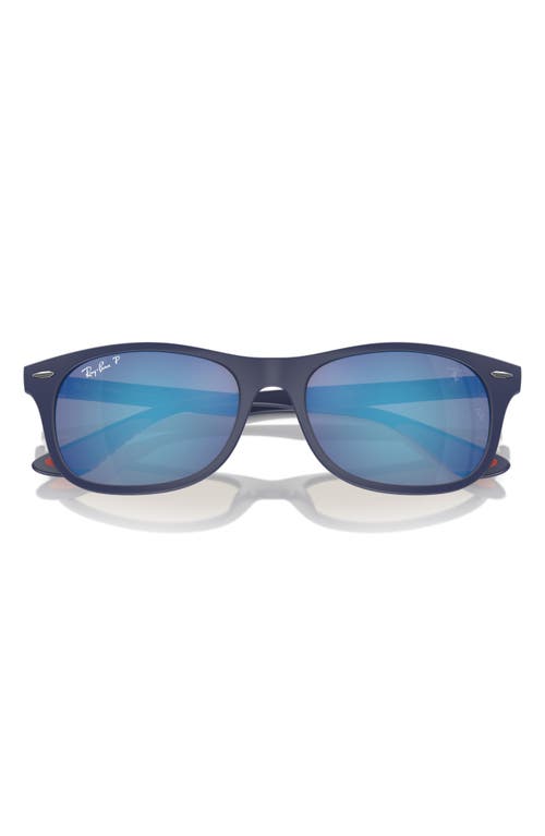 Ray-Ban Liteforce 55mm Polarized Square Sunglasses in Matte Blue at Nordstrom