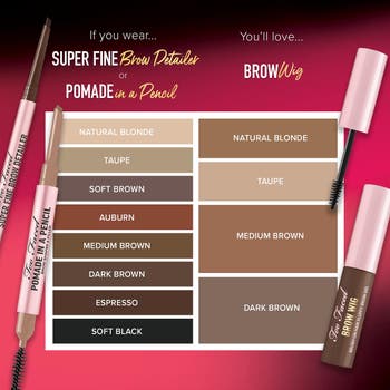 Too Faced Brow Wig Brush On Brow Gel Nordstrom