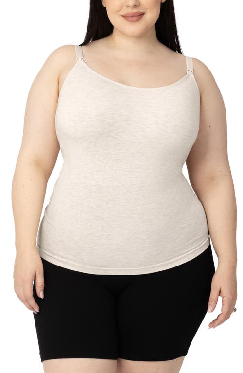 Shop Kindred Bravely Sublime Maternity/nursing Tank Top In Oatmeal Heather