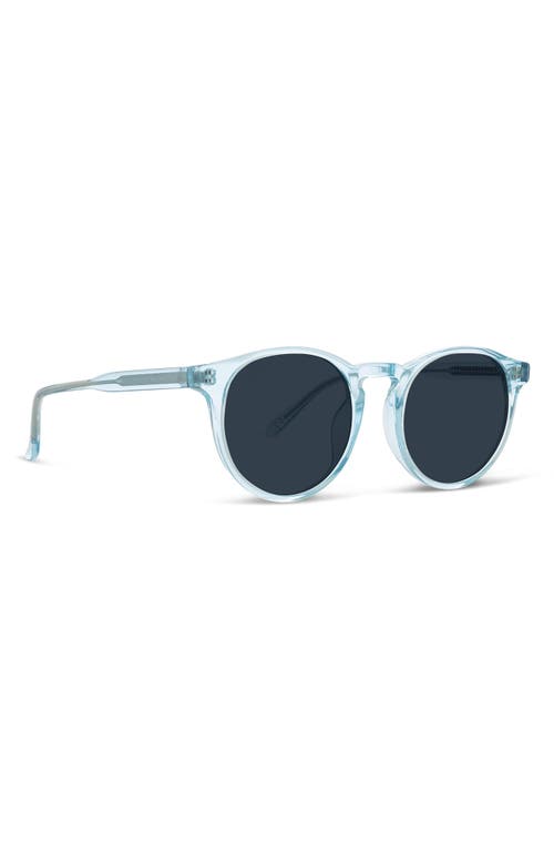 Diff Sawyer 48mm Round Sunglasses In Light Blue