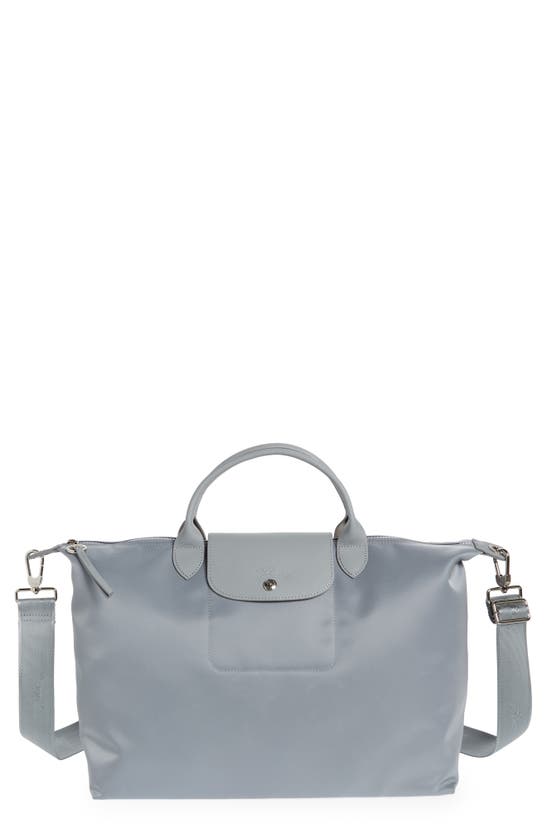 Longchamp Large Le Pliage Neo Travel Bag In Cement