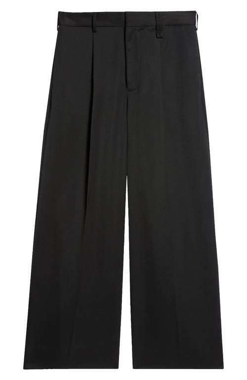 Shop Simone Rocha Wide Leg Trousers In Black