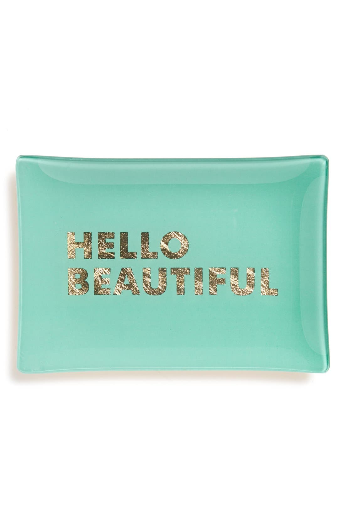 Fringe Studio 'Hello Beautiful' Glass Trinket Tray Nordstrom