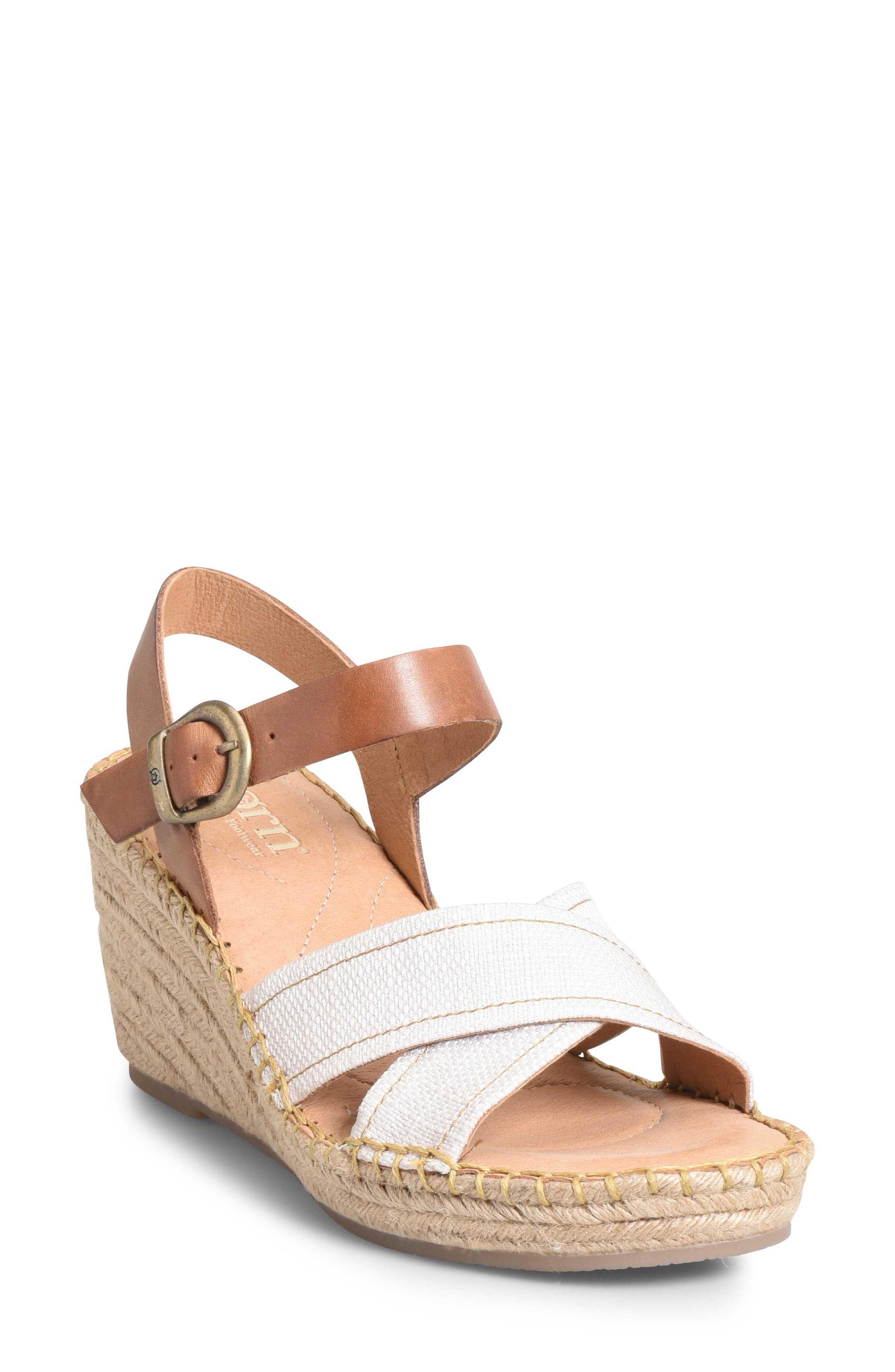 B?rn Payette Wedge Sandal, Beige