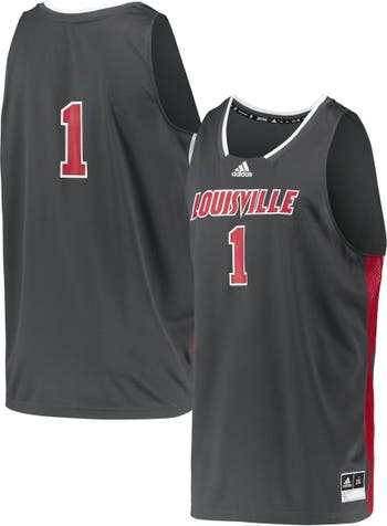 adidas Men's adidas #1 Gray Louisville Cardinals Reverse Retro