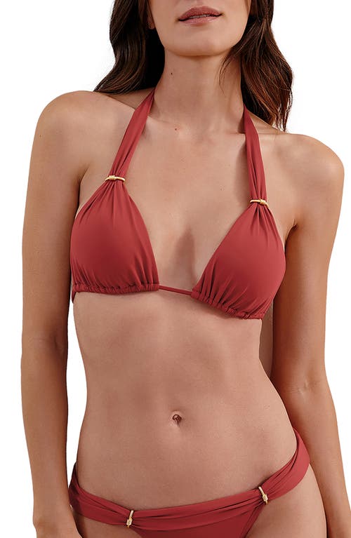 ViX Swimwear Bia Solid Bikini Top Red at Nordstrom,
