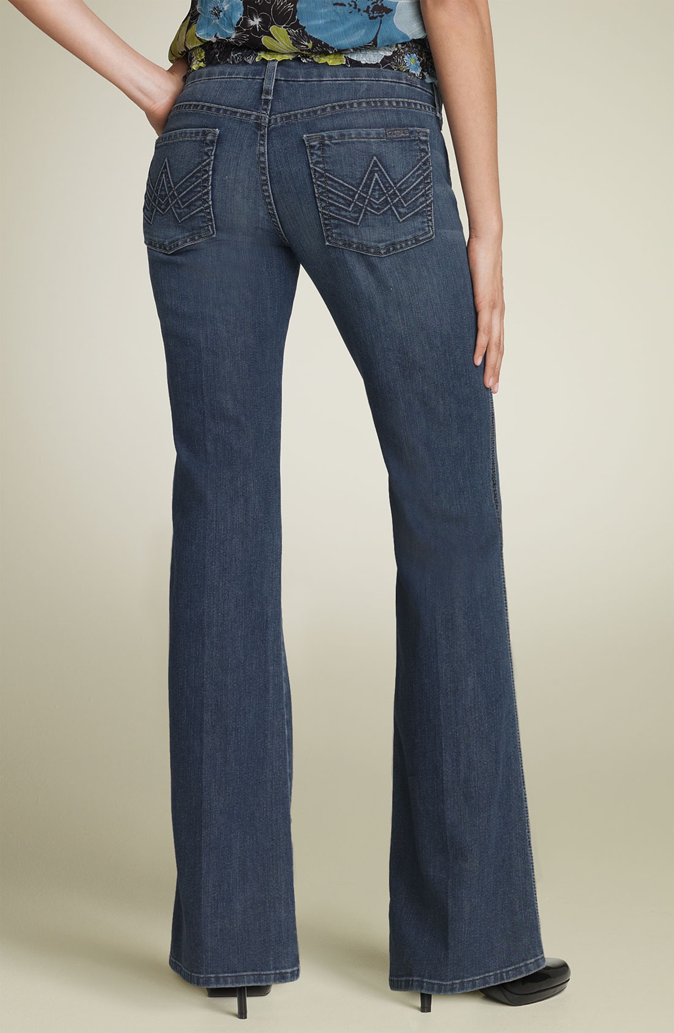 7 For All Mankind® 'Lexie - A Pocket' Bootcut Stretch Jeans (Honolulu ...