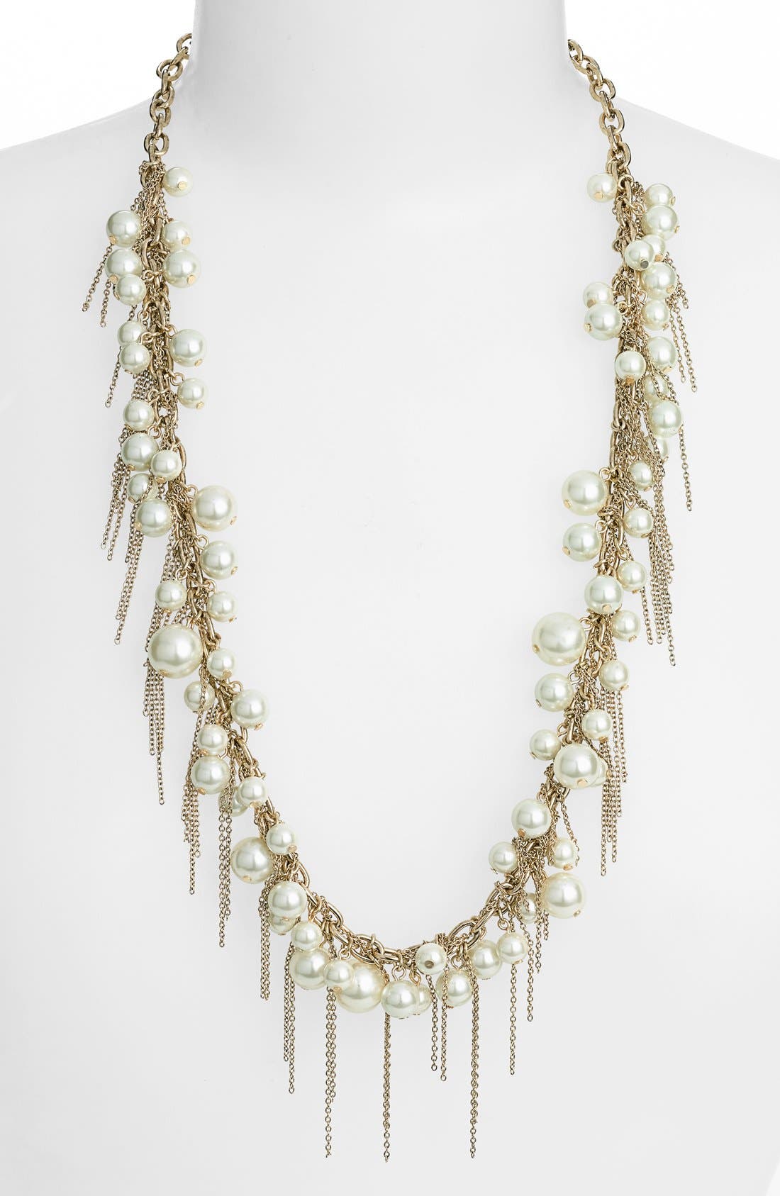 Nordstrom Fringed Faux Pearl Necklace Nordstrom